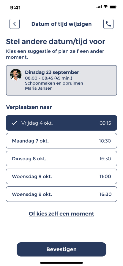 Daadwerkelijk een voorstel zien