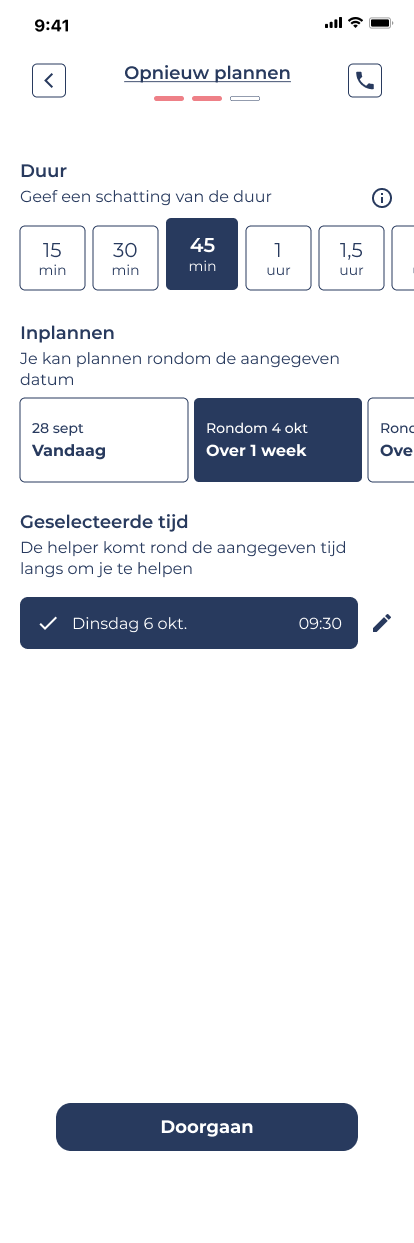 Kies echte datum en tijd