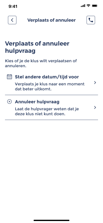Stel nieuw moment voor